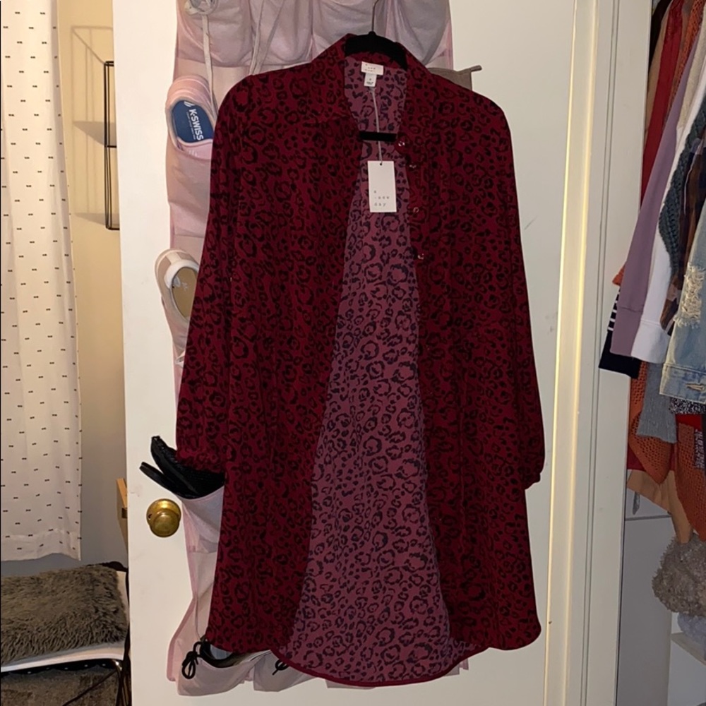 Never worn... Target cheetah dress/ cardigan